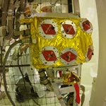 BMSW and DSS mounted on the solar panel support