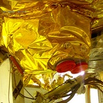 MEP-2 mounted on the Spektr-R spacecraft body