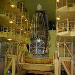 Spektr-R spacecraft mock-up