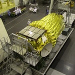 Spektr-R spacecraft (flight) at the Bajkonur launch site